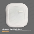 Inflatable Portable Hair Wash Basin Plastic for Patient